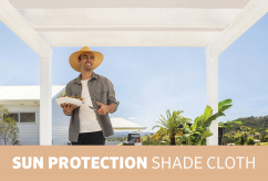 Choosing the right shade cloth for sun protection